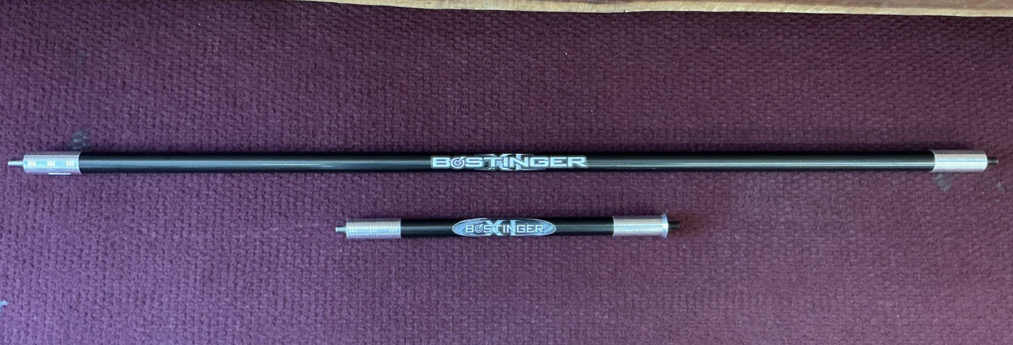 Bee Stinger XL 36" & 12" Competition Stabilizer NO WEIGHTS Good Condition
