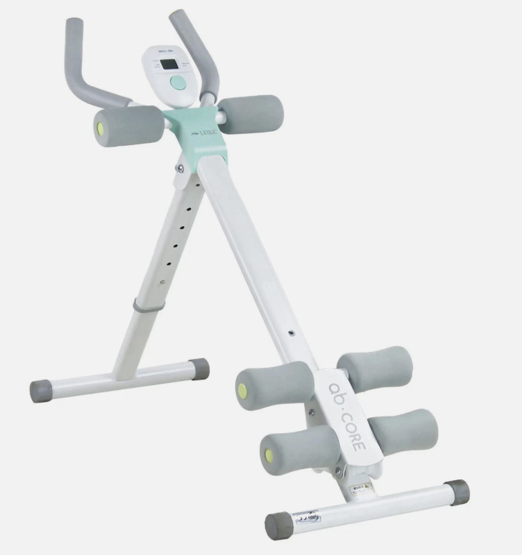 Ab Core Abdominal Exerciser Home Gym Abs Cruncher Trainer Fitness Machine - BLK
