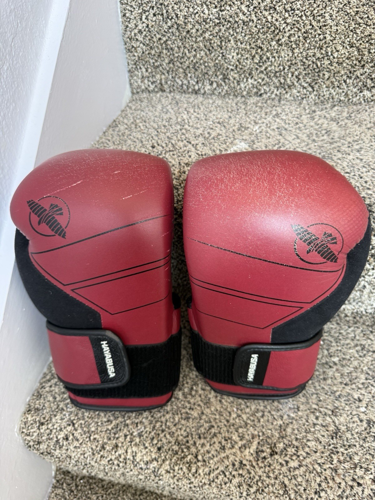 HAYABUSA S4 Boxing Gloves - 1 2 oz Size Medium - Wine Red Color
