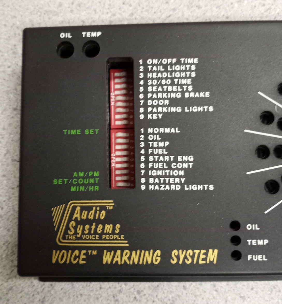Vintage Audio Systems Inc. Audio Systems , Voice Warning System , Model: AS1310