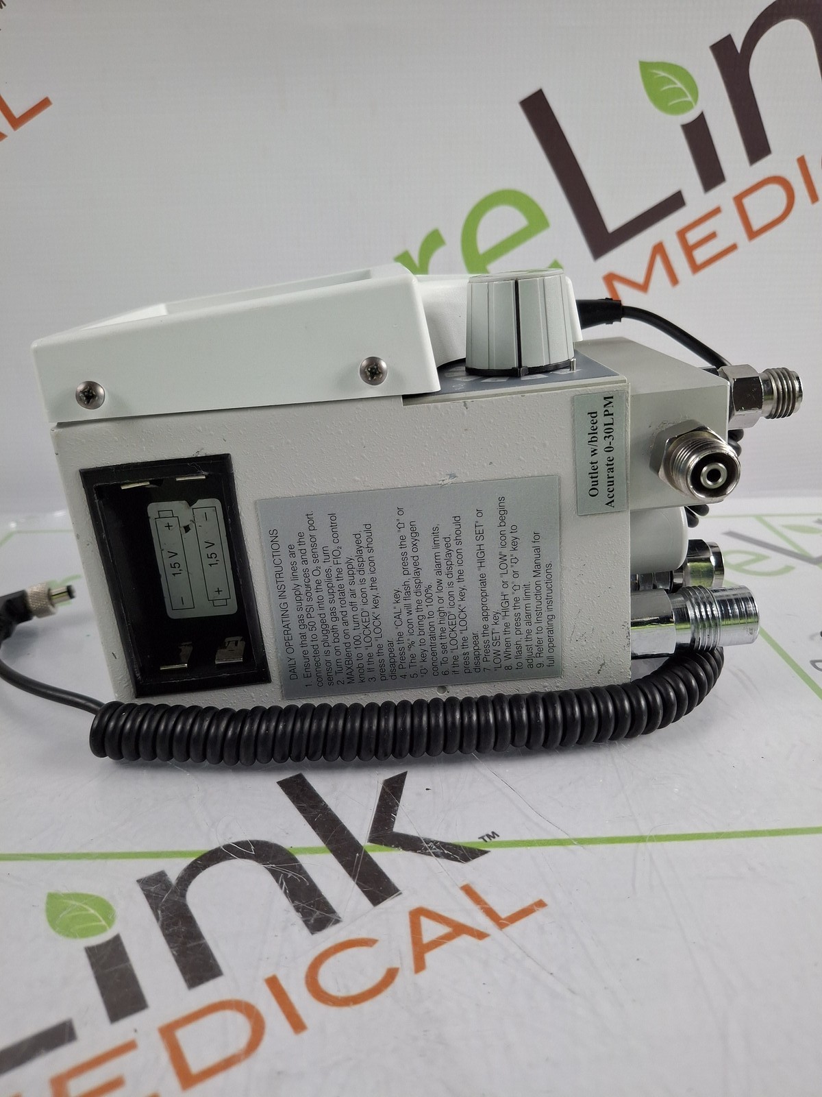 Maxtec, Inc. MAXBlend Low Flow Air/Oxygen Blender