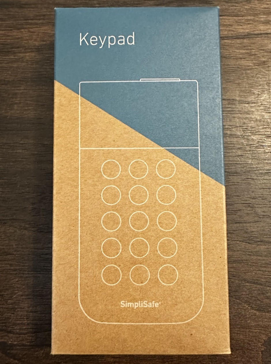 SimpliSafe Home Security System Keypad Remote White Model SSKP3