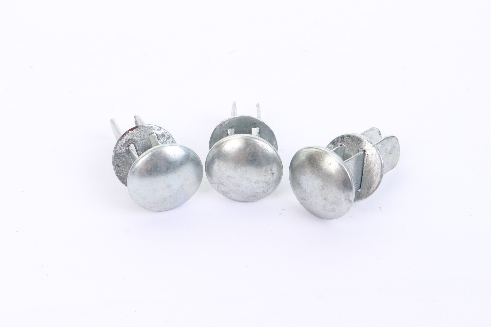 Set of 3 WW2 German Army Helm Split Pin Rivets - Steel- Authentic Replicas