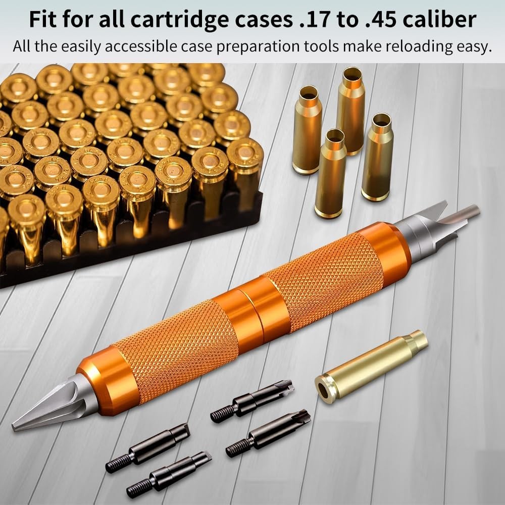 Case Prep Multi-Tool for Case Trimmer, Crafting Case Pocket Cleaner, Reamer