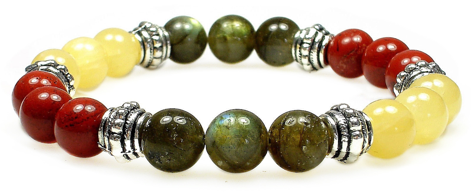 TURN IDEAS INTO REALITY 8mm Crystal Intention Bracelet w/Description - Healing