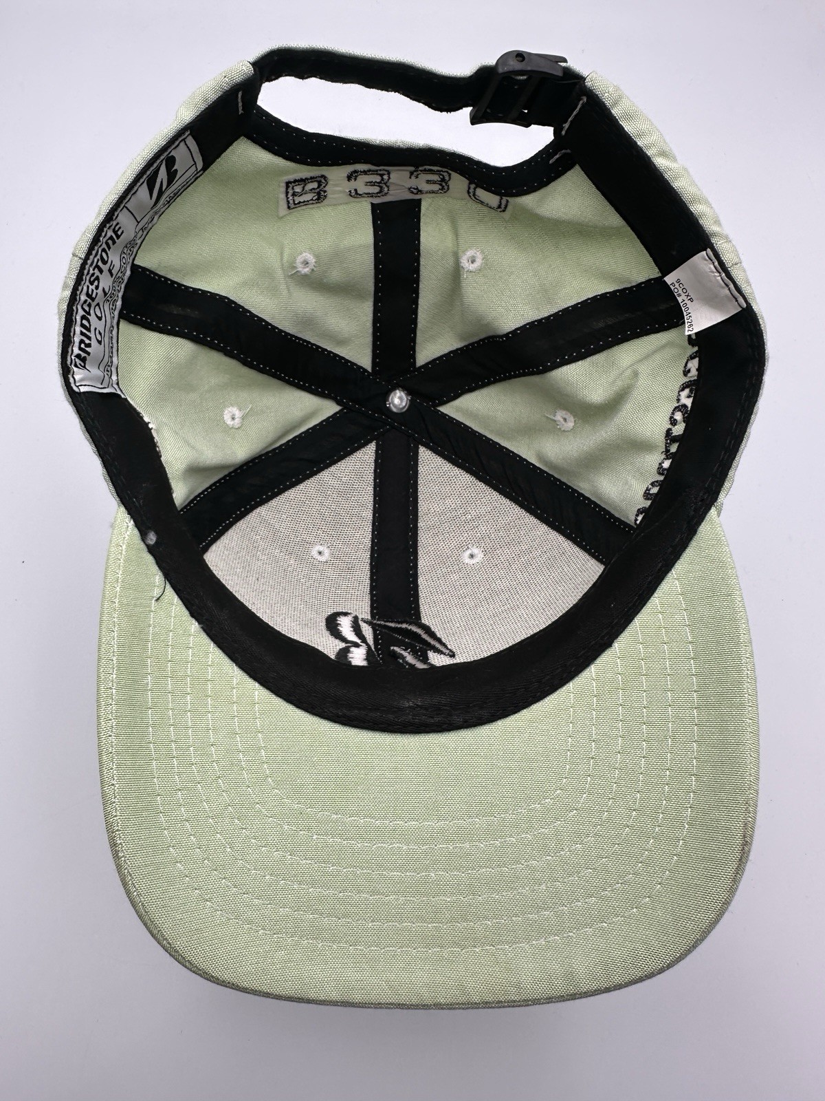 Bridgestone Golf B330 Strapback Adjustable Hat Cap - Light Green
