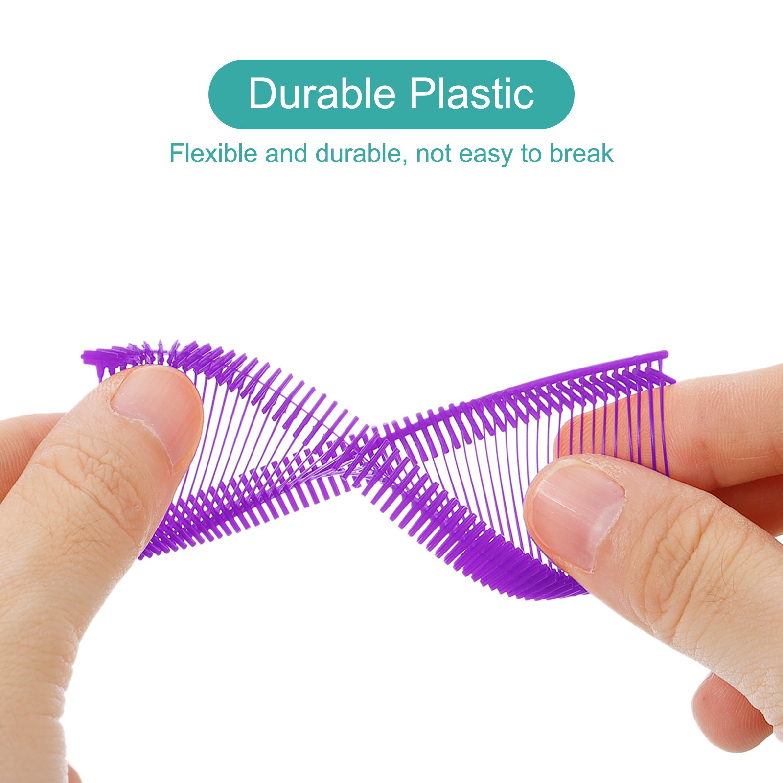 5000pcs 0.8" Micro Tagging Gun Fasteners, Tagging Barbs Attachment, Purple