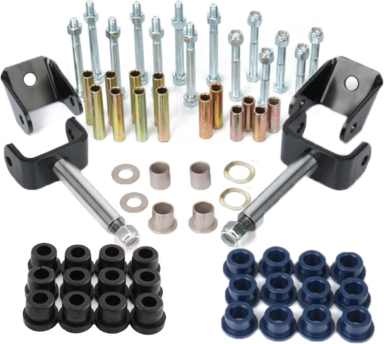 Club Car DS Front and Rear End Repair Kit with King Pins, Bushings & Clevis for