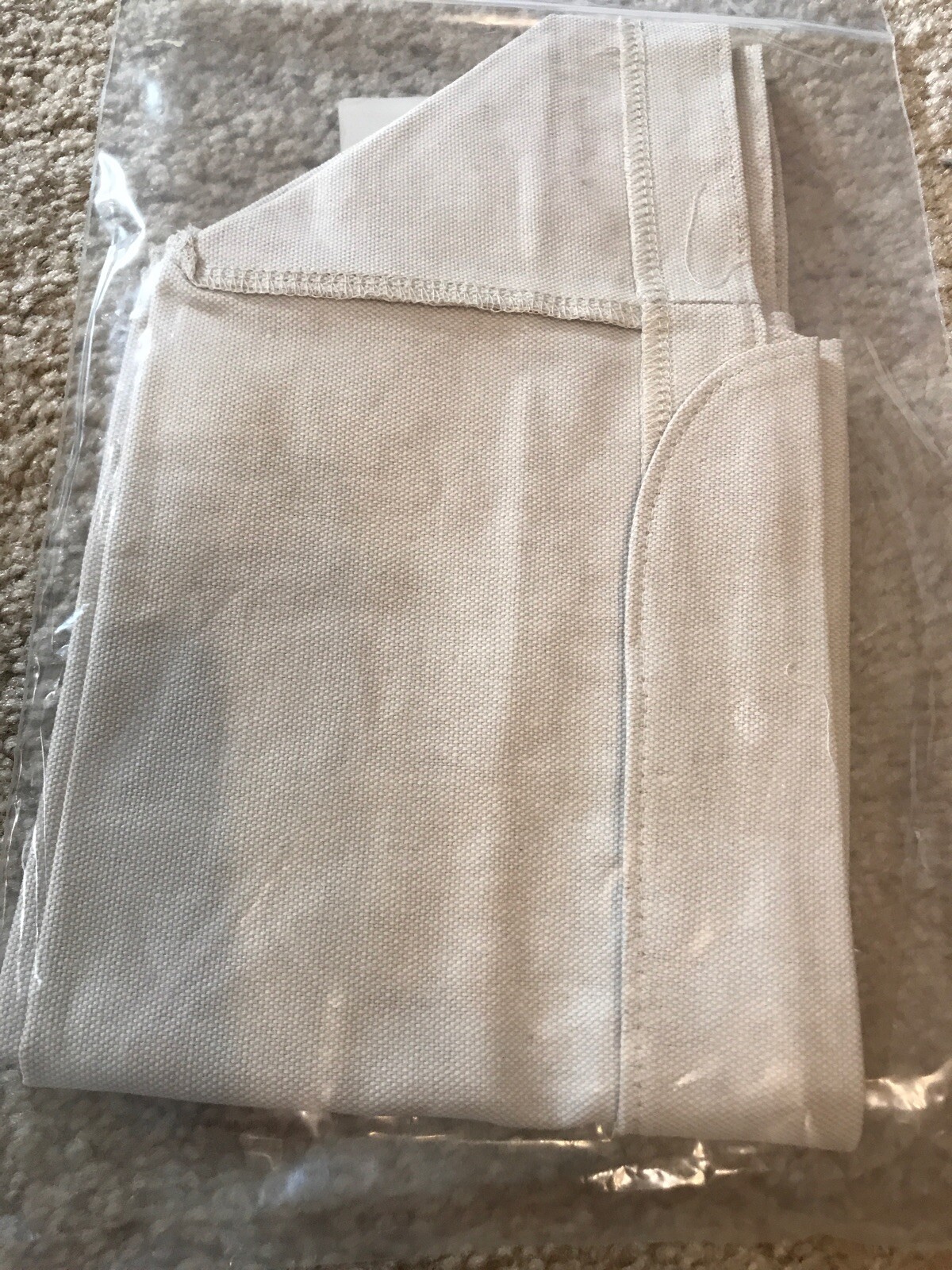 LONGABERGER ALL TOGETHER BASKET LINER FLAX - NEW