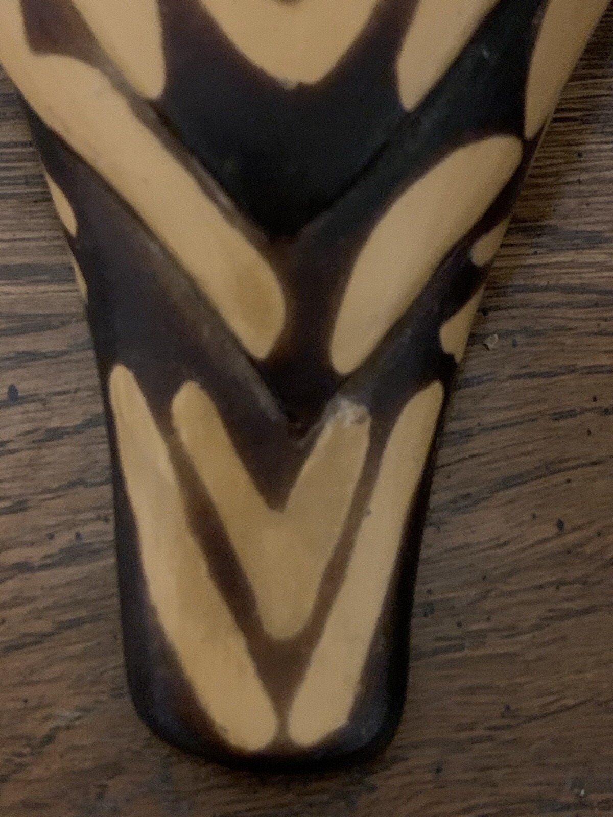 Peru Bird figure pottery signed piece 5 1/2” Long