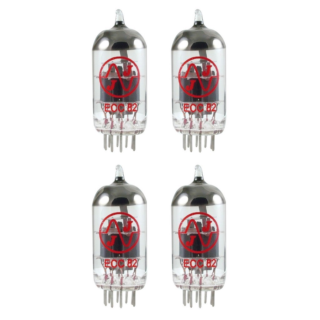 Brand New Gain Matched Quad (4) JJ Tesla Electronics 12AU7 / ECC82 Vacuum Tubes