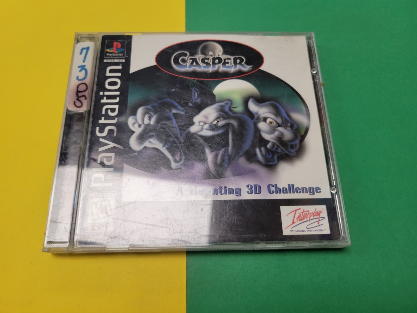 PlayStation Casper -Haunting 3D Challenge Case And Art Only