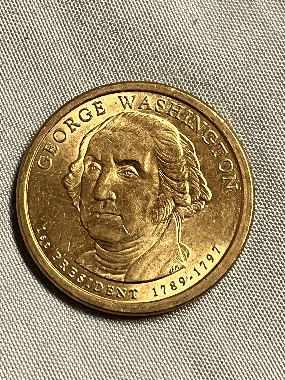 George Washington Presidential Dollar 2007 D
