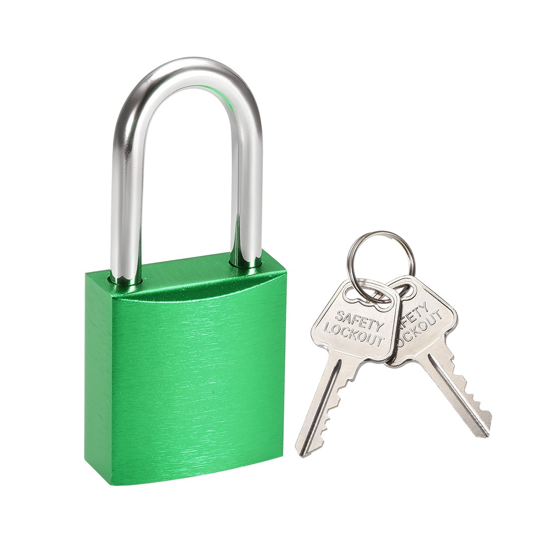 1-1/2 Inch Shackle Key Different Safety Padlock Lock Green