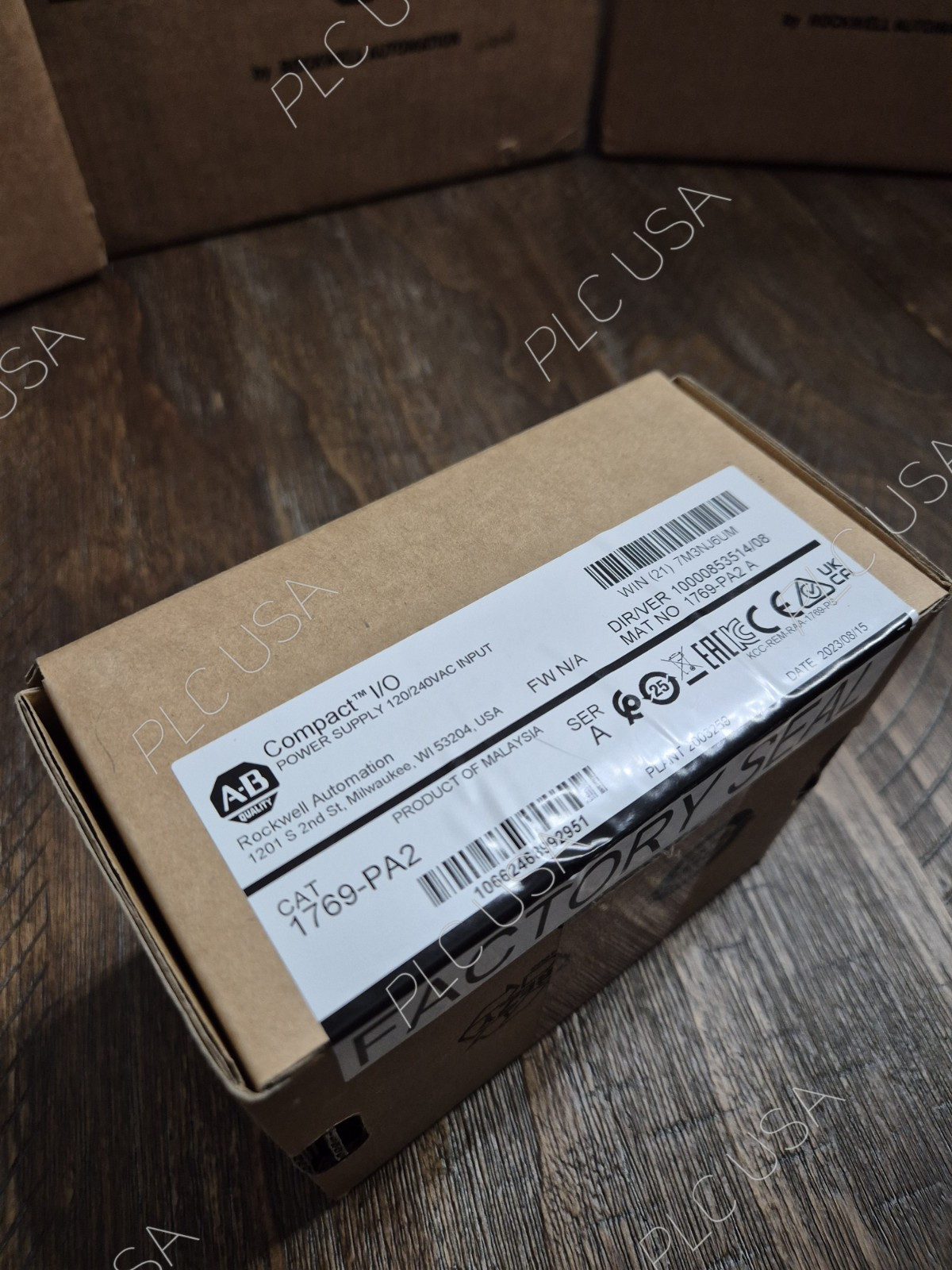 New Factory Sealed Allen Bradley 1769-PA2 /A CompactLogix AC Power Supply "USA