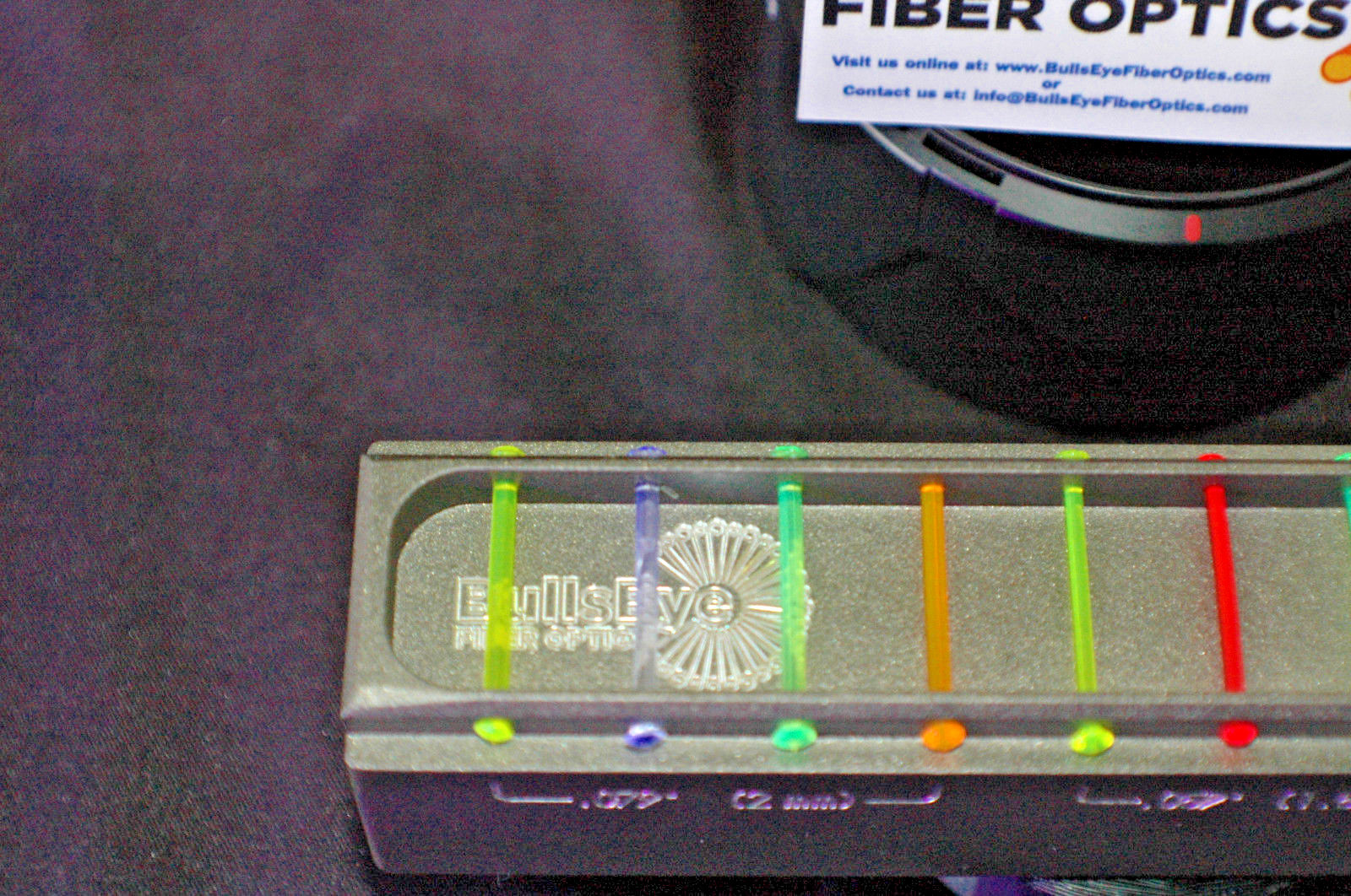 High Visibility 2mm/.080" Fluorescent Fiber Optic replacement rods for Guns