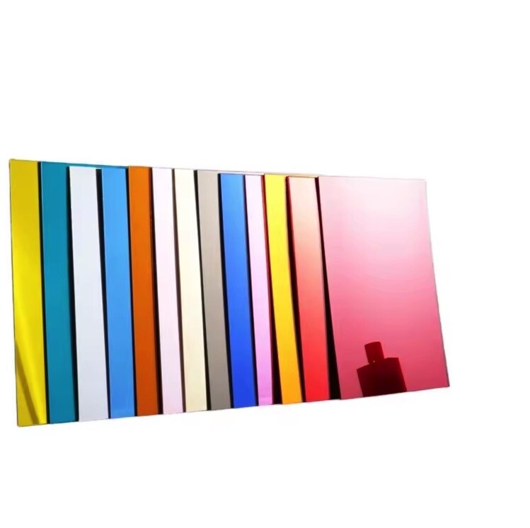 Acrylic Mirror Color Plexiglass Plastic Sheet 1/8" Thick You Pick The Size Color