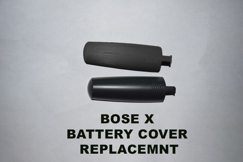 Replacement Battery Cover for Bose X (A10) Aviation Headset - 3D Printed Part