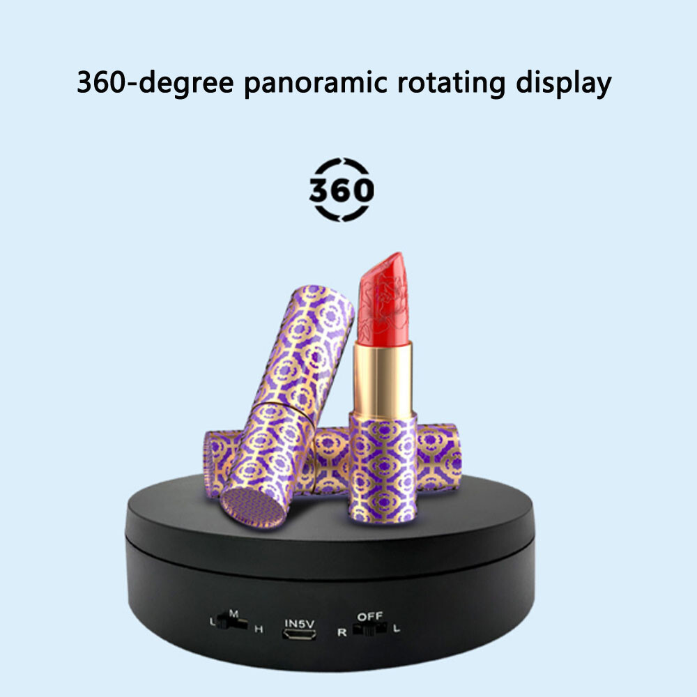 Rotating Display Stand USB Hand Puppet Model Electric Turntable 360 Degrees Tool