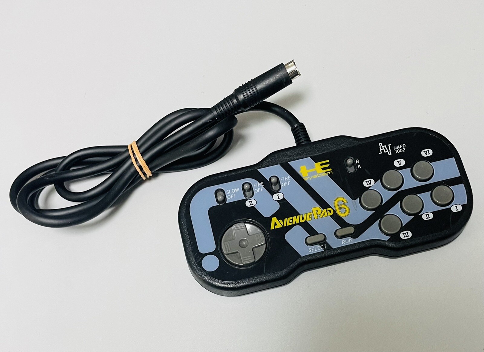 PC Engine 6 button Controller Avenue Pad 6 PCE HE system Control Pad from Japan
