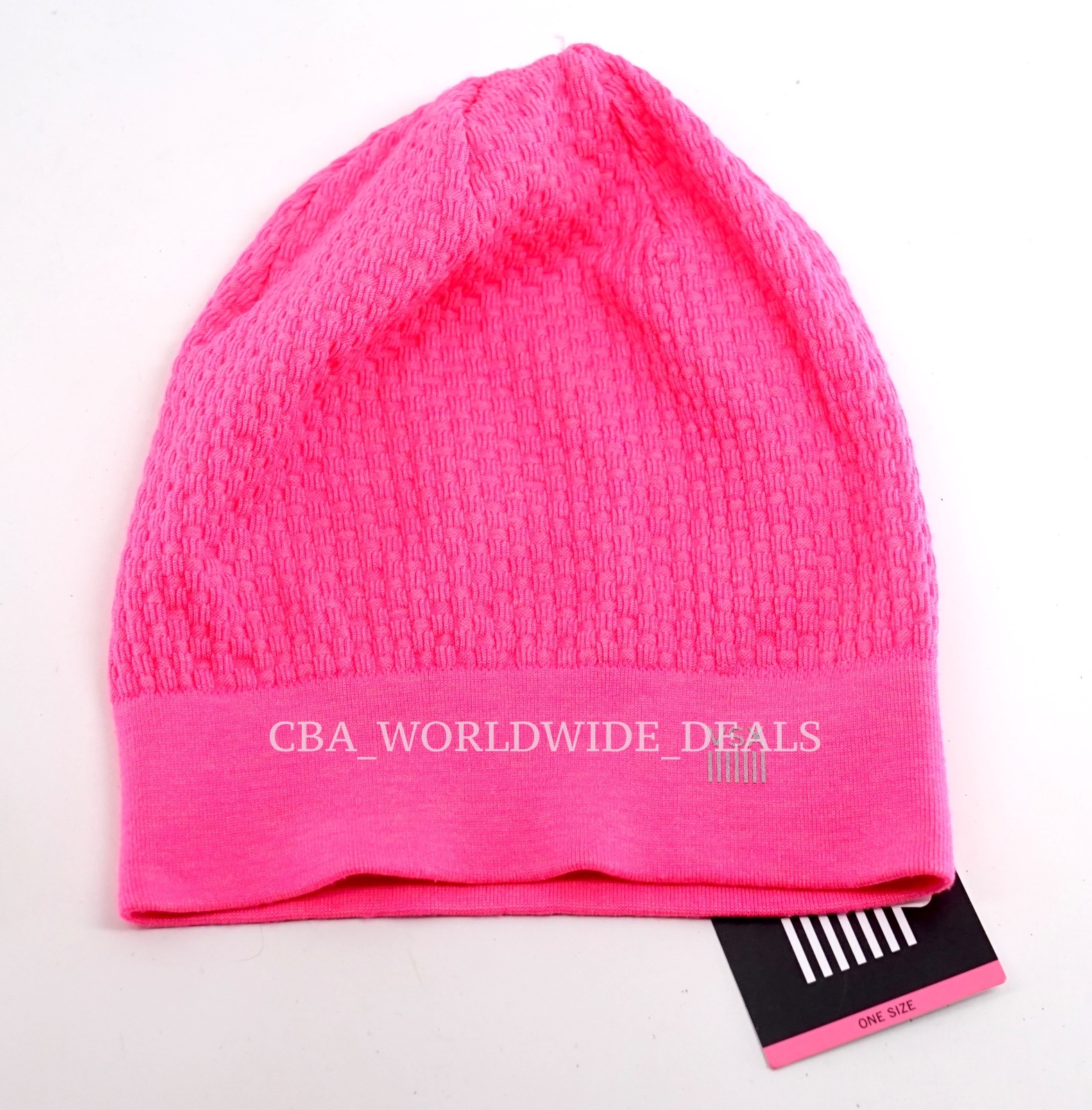New Victoria's Secret VSX Sport Pink Seamless Knit Cap Beanie Hat