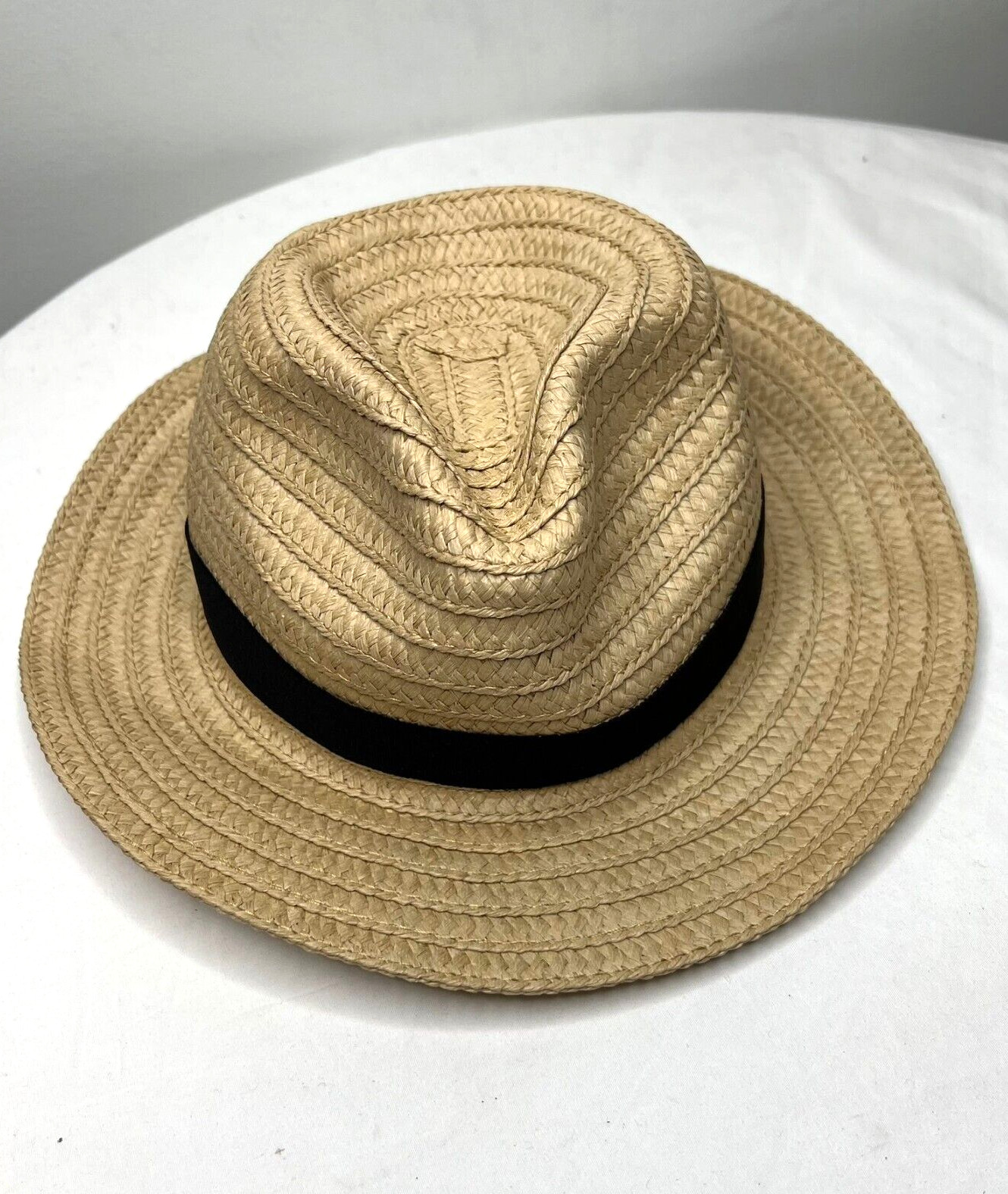 Madewell Women's $40 Packable Fedora Hat Natural Size M/L MD501