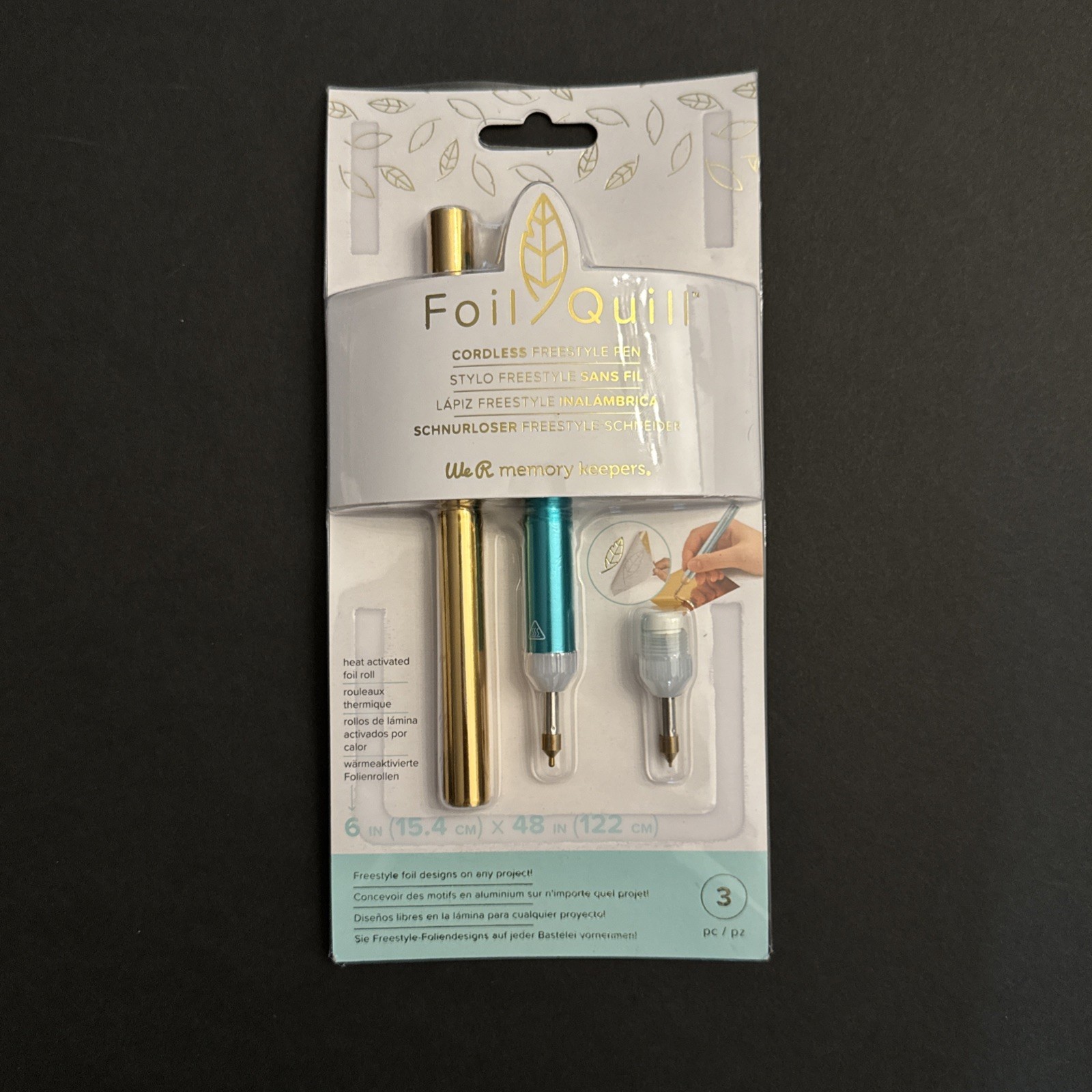 American Crafts We R Memory Keepers Foil Quill Cordless Freestyle Pen 60000036