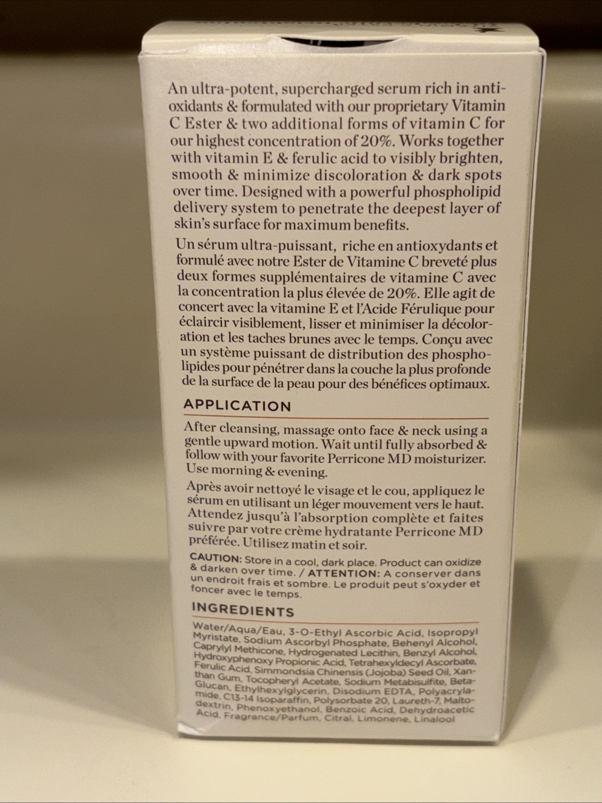 Perricone MD Vitamin C Ester CCC+ Ferulic 20% Brightening 2oz NIB FAST SHIP