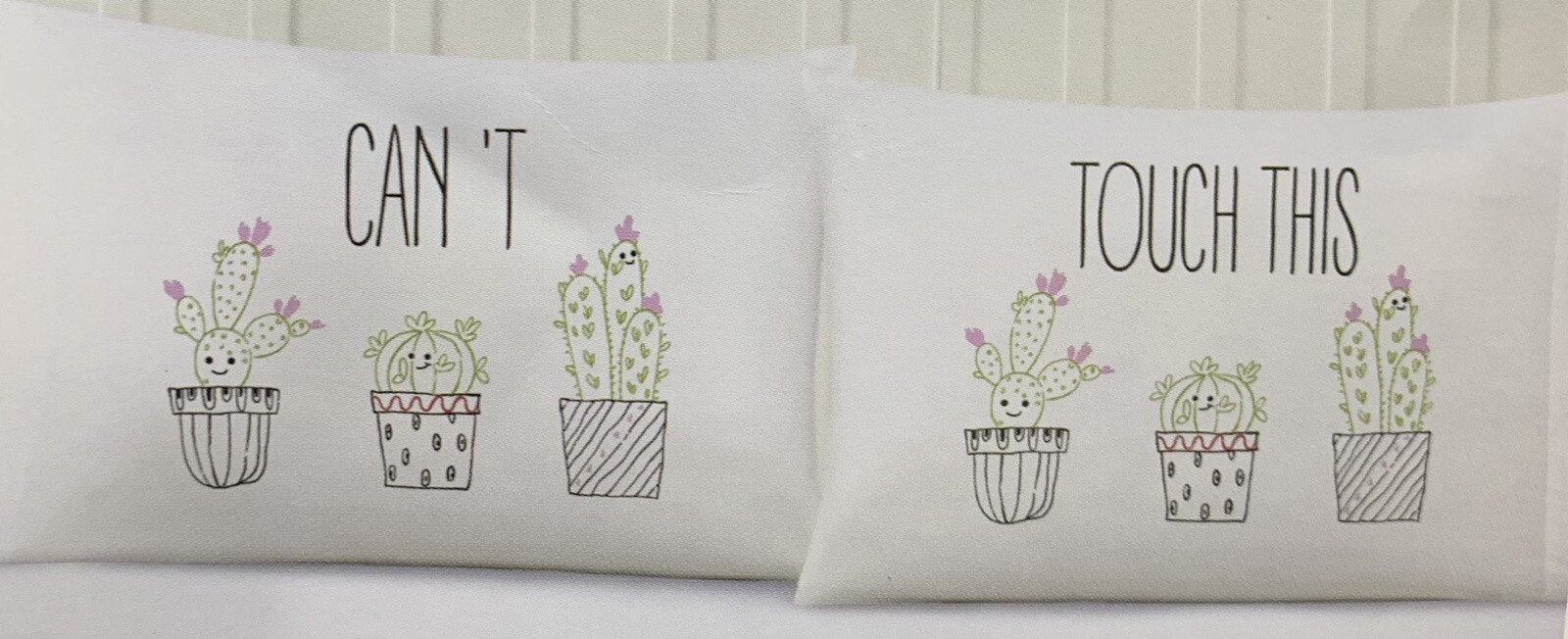 Urban Domain, 2 Standard Novelty Pillowcase | "Can't Touch This"