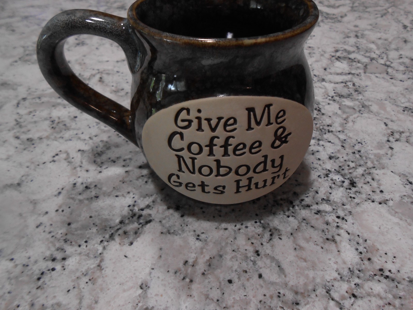 "Give Me Coffee & Nobody Gets Hurt" Coffee Tea Cup Mug