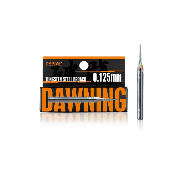 Dspiae YPB-0125 0.125mm Tungsten Steel Broach'