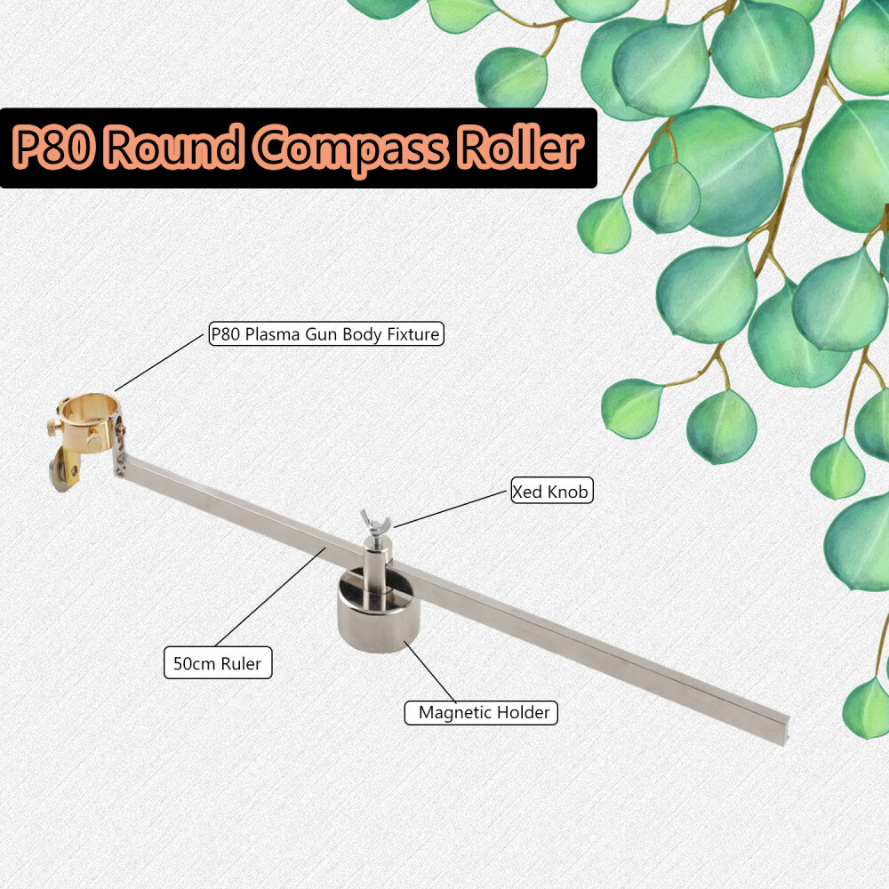 P80 Torch Round Compass Roller Magnetic Guide Wheel Cutter Cut Torch Attachments