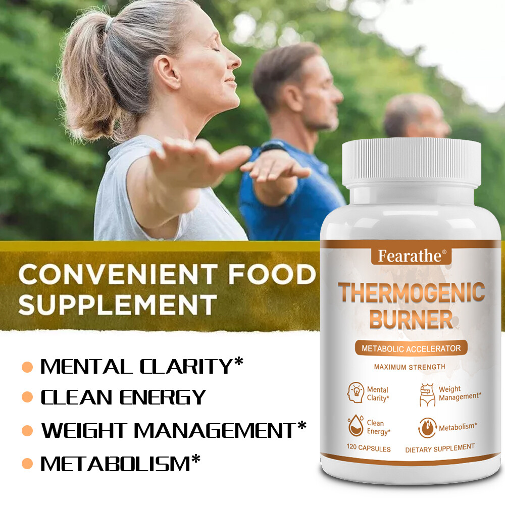 Thermogenic Burner Weight Loss Metabolism, Appetite Suppressant, Energy-120 caps