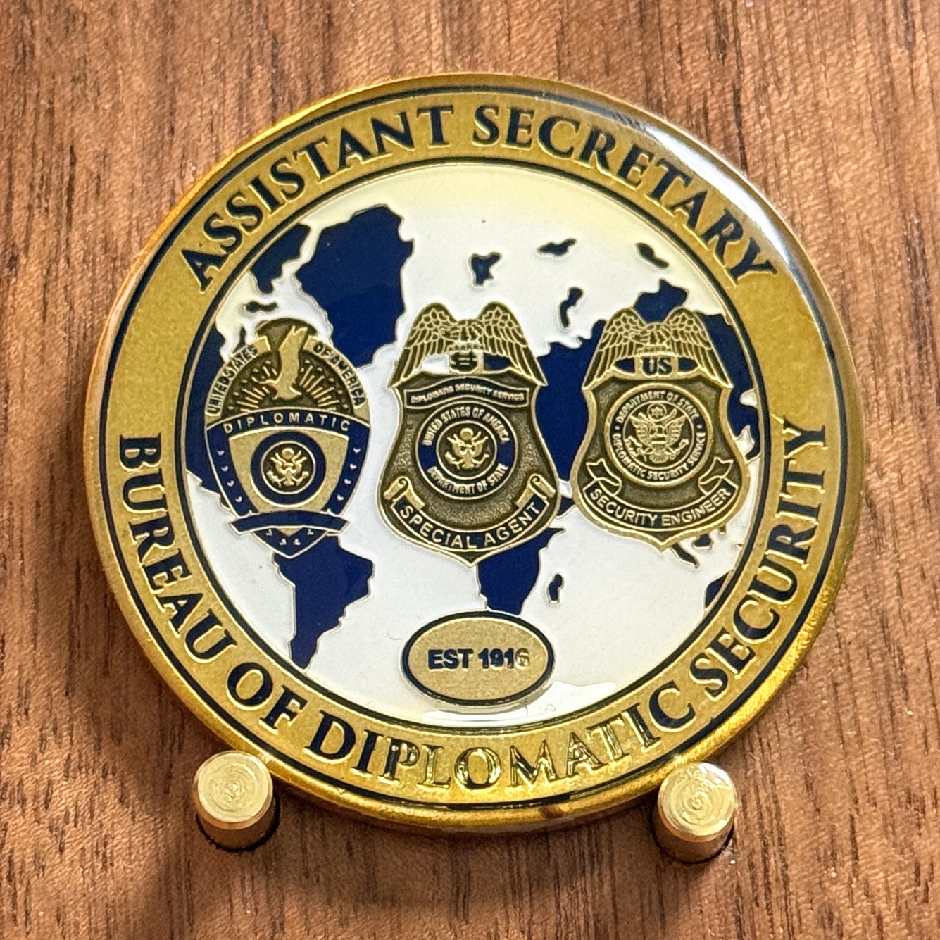 Bureau of Diplomatic Security US Department of State Challenge Coin  1#39