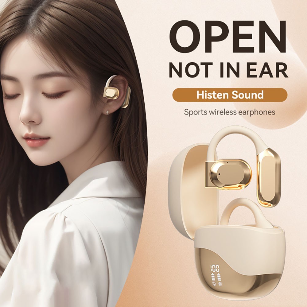 For iPhone 16e/16 Plus/16 Pro Max Open Ear Wireless Earbuds Bluetooth Headphones