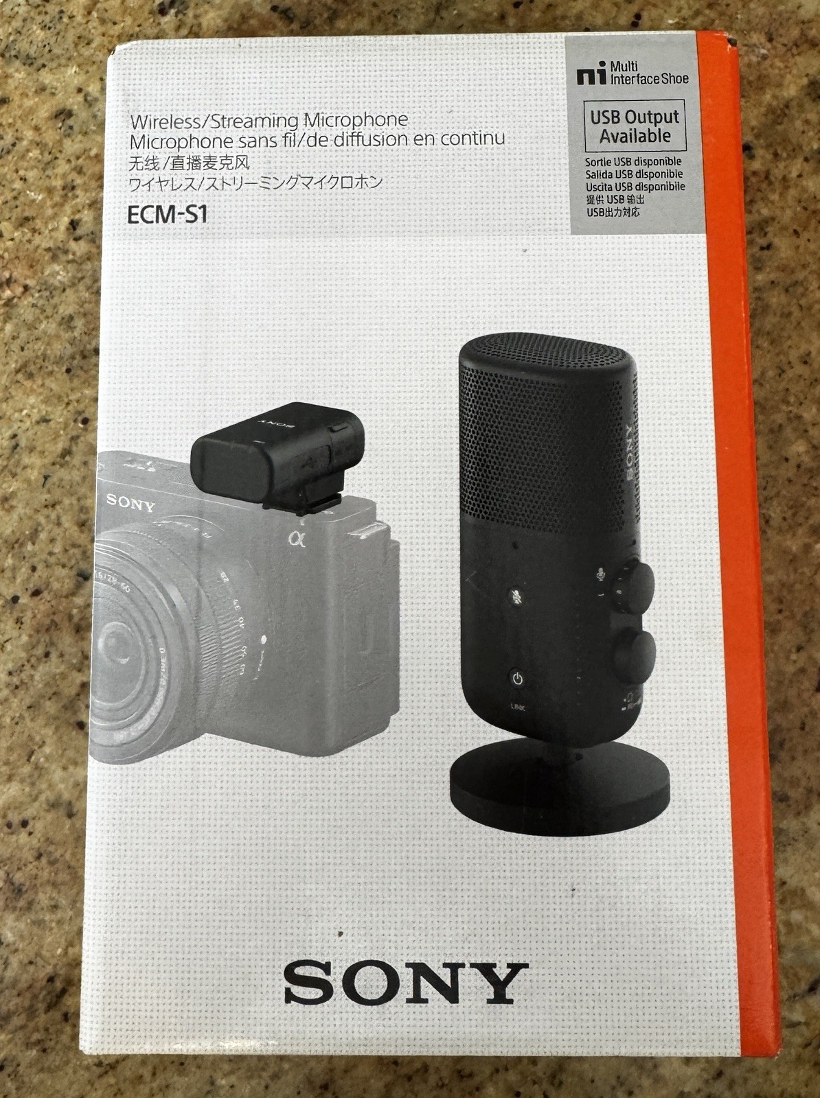 Sony ECM-S1 Wireless Streaming Microphone Brand New In Box