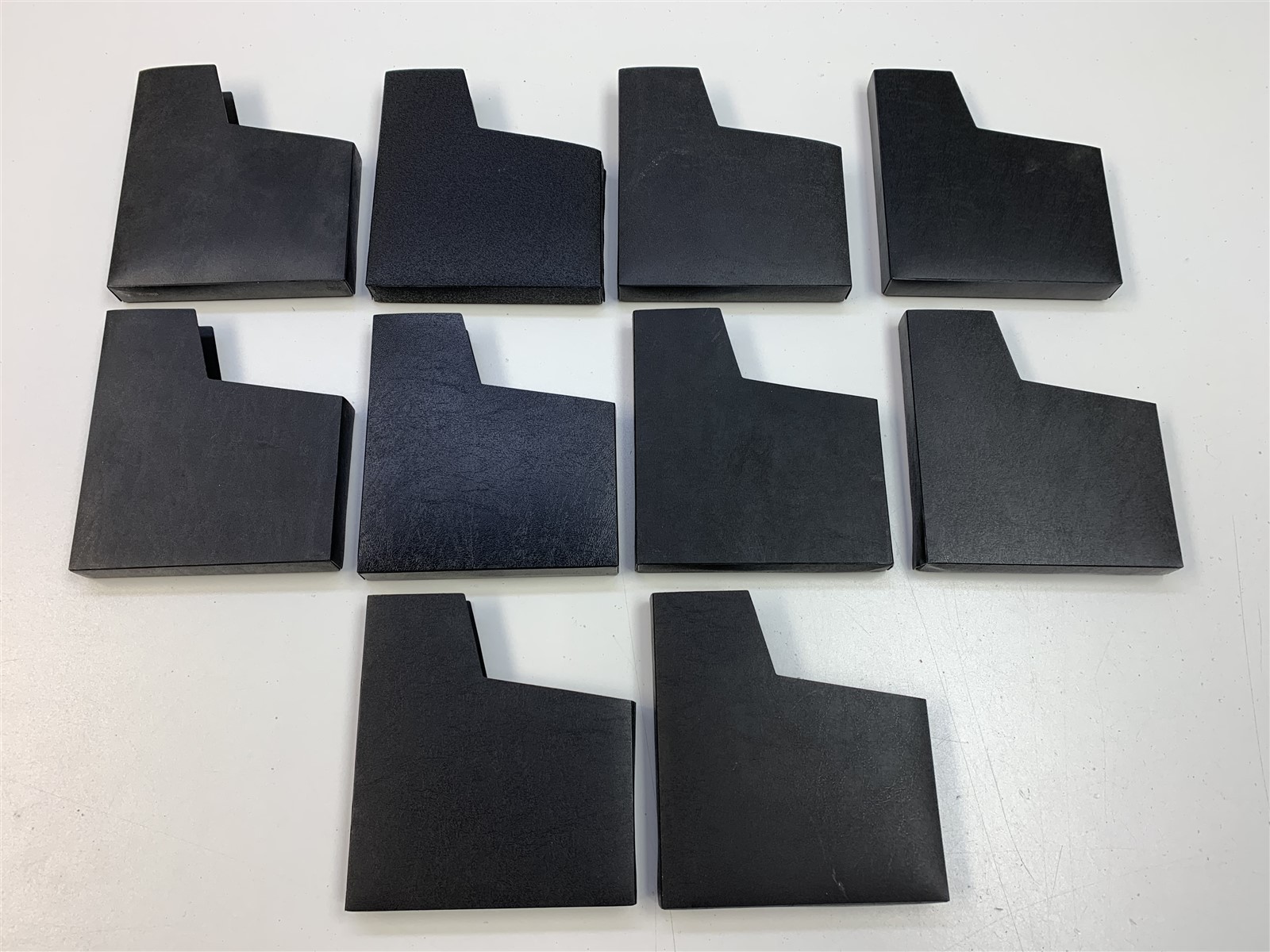 Lot of 10 Nintendo NES Dust Covers Game Cases Sleeves Black