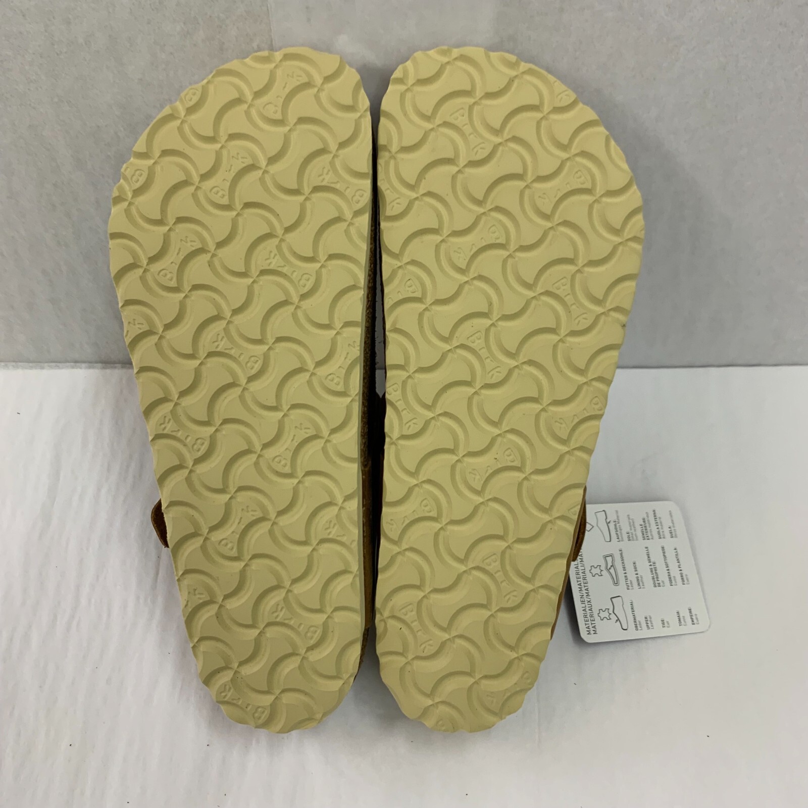 Birkenstock New w/o Box Gizeh Braided Cognac Oiled Leather Regular Select Size