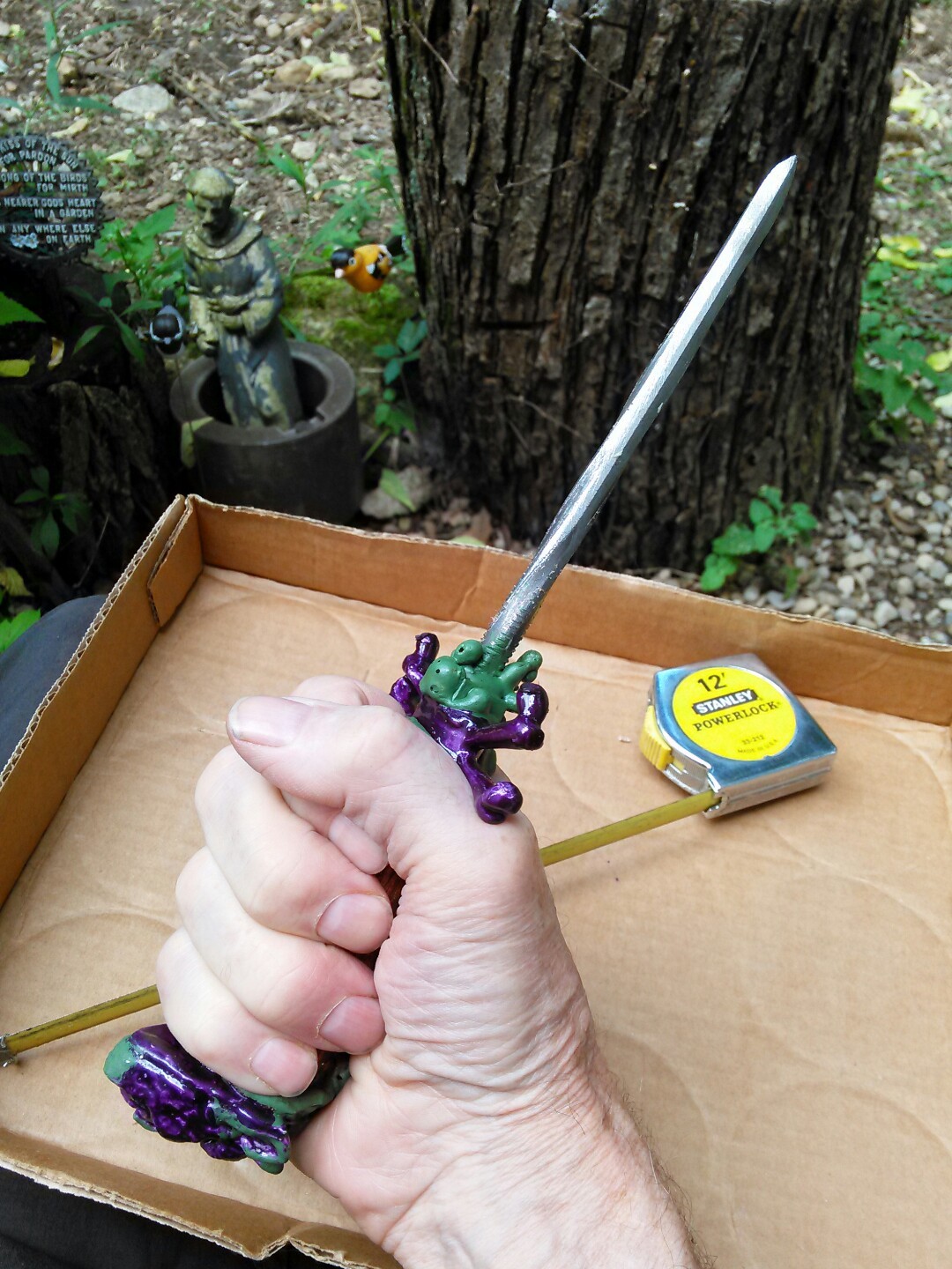 Devils Head - One of a Kind Dagger - Stiletto​ Spike Blade