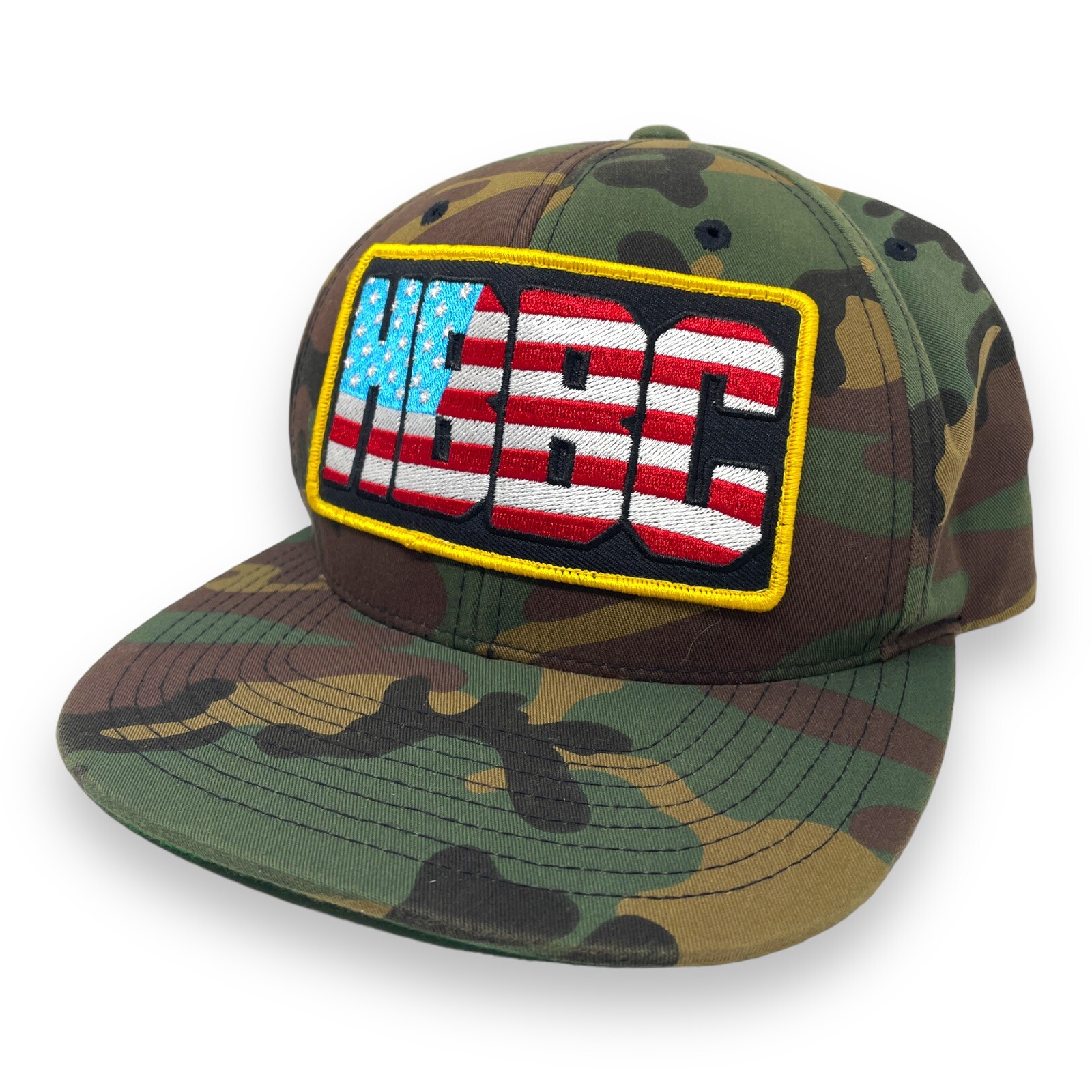 Huntington Beach Bicycle Company HBBC Camouflage Snapback Cap Hat