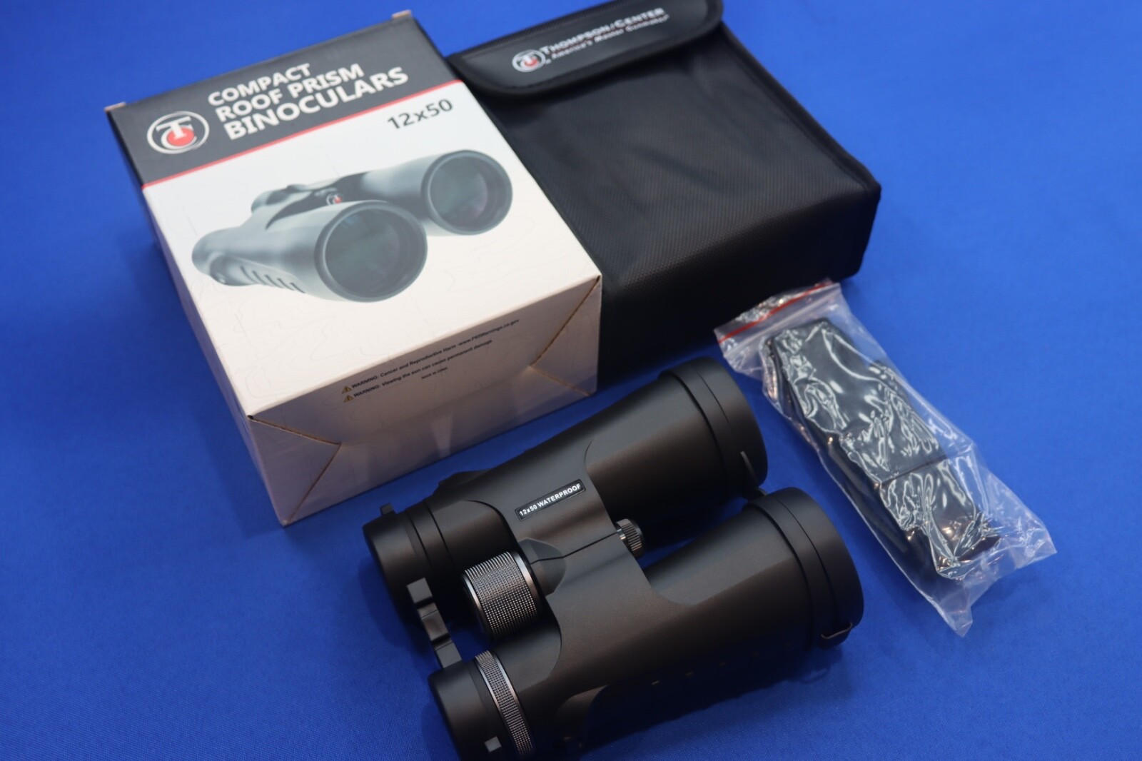 TC Thompson Center Compact Roof Prism 12X50MM Binoculars NEW Coated Optics FP WP