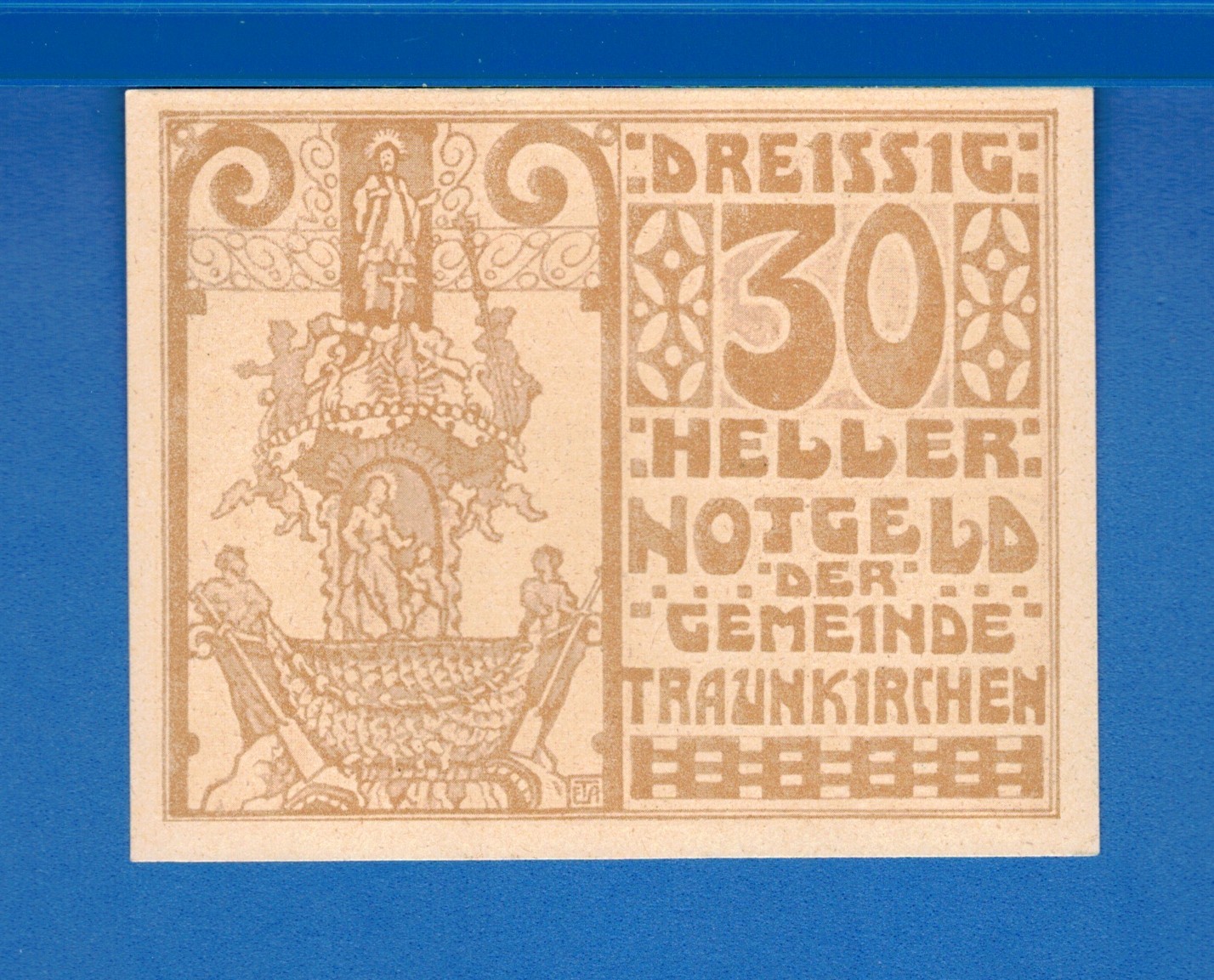 Austria Notgeld Traunkirchen 30 Heller 1920 Uncirculated Banknote