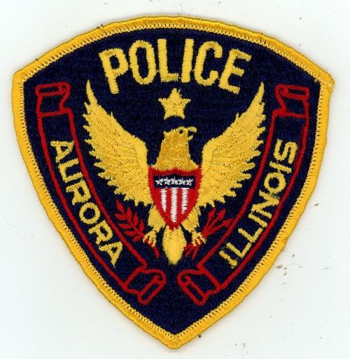 ILLINOIS IL AURORA POLICE NICE SHOULDER PATCH SHERIFF