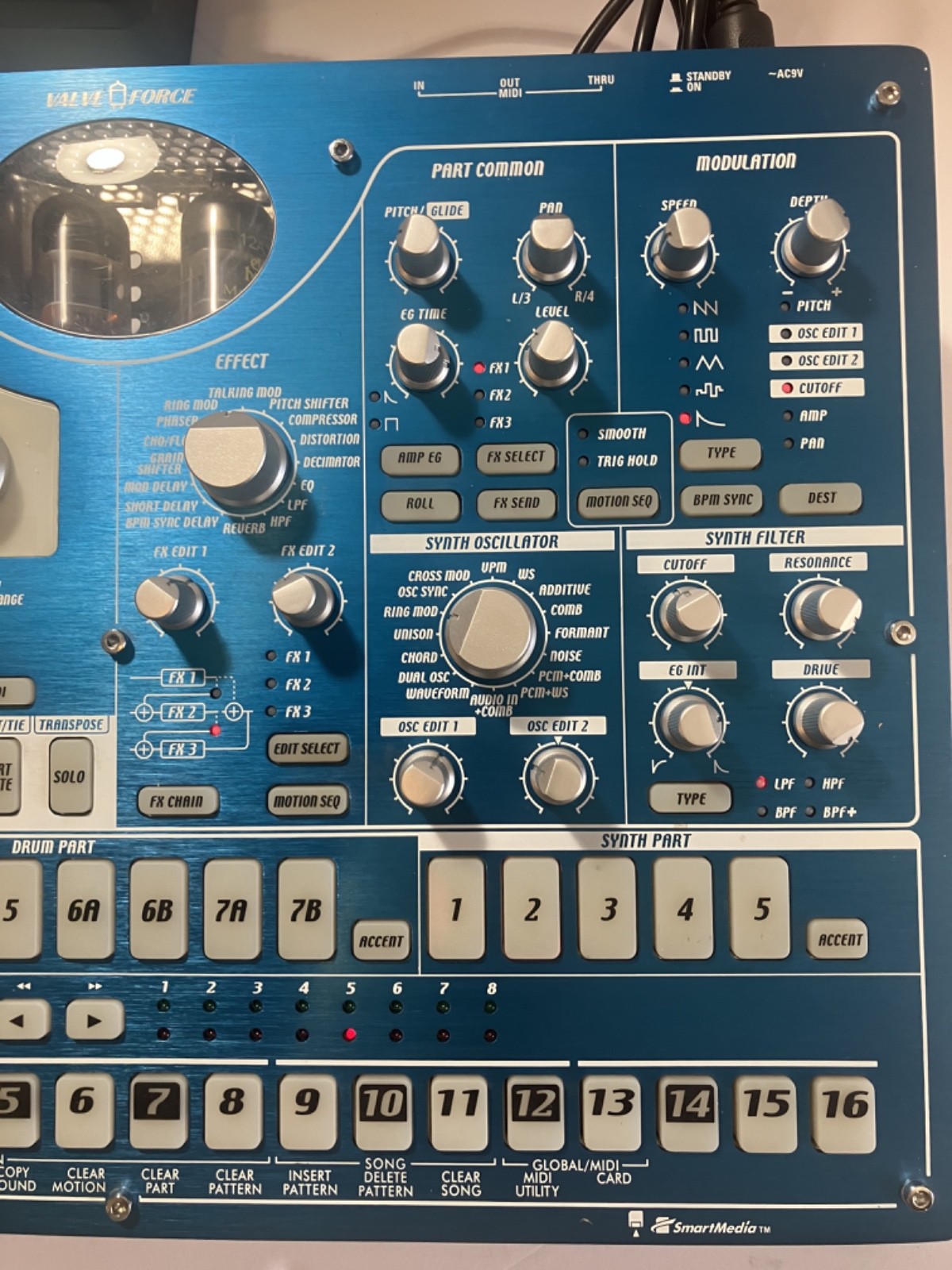 KORG Electribe MX EMX-1 Smart Media Edition with AC Adapter Tested & Working