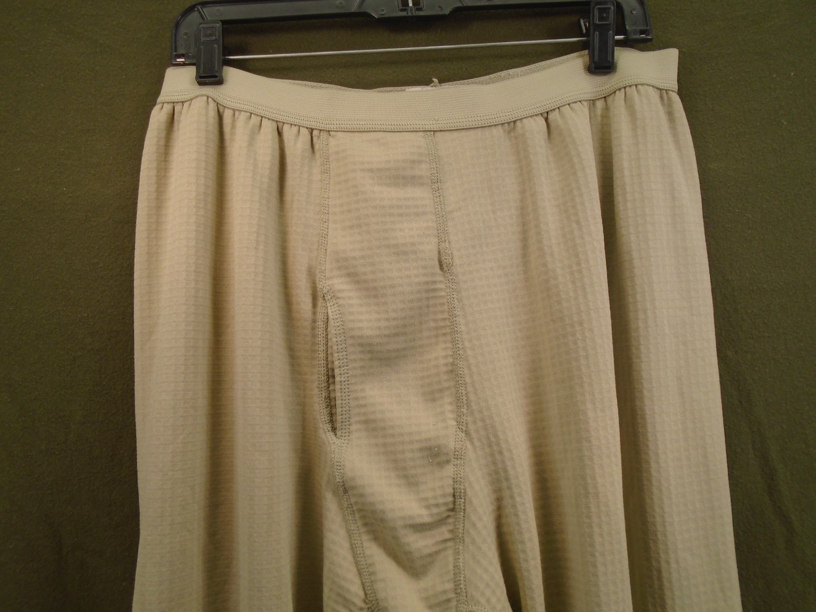 US Military Cold Weather Mid Weight Drawers Waffle Grid Large Regular 2009 241-E