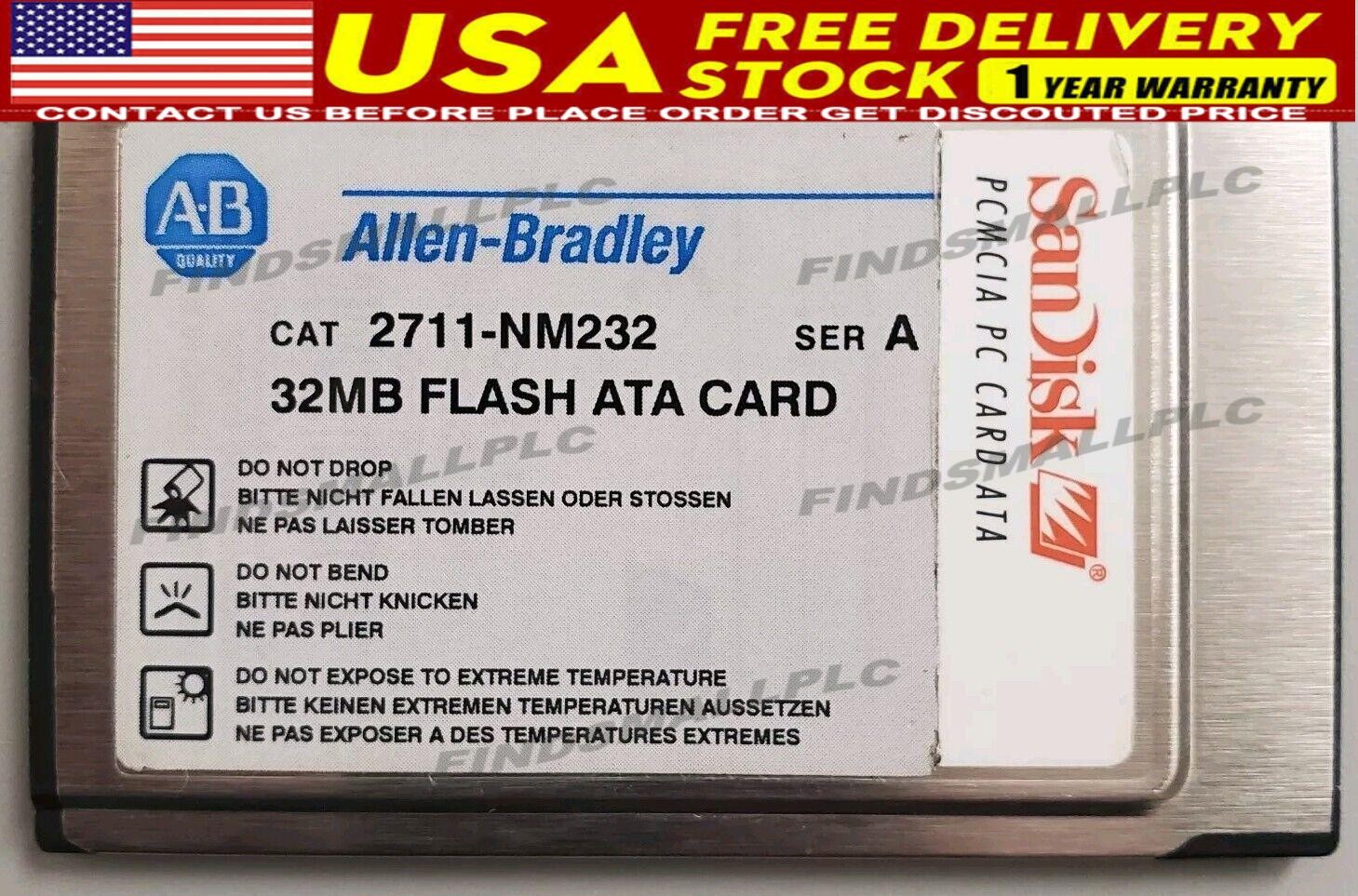 Allen Bradley 2711-NM232 Series A 32MB PCMCIA Memory Card for PanelView.