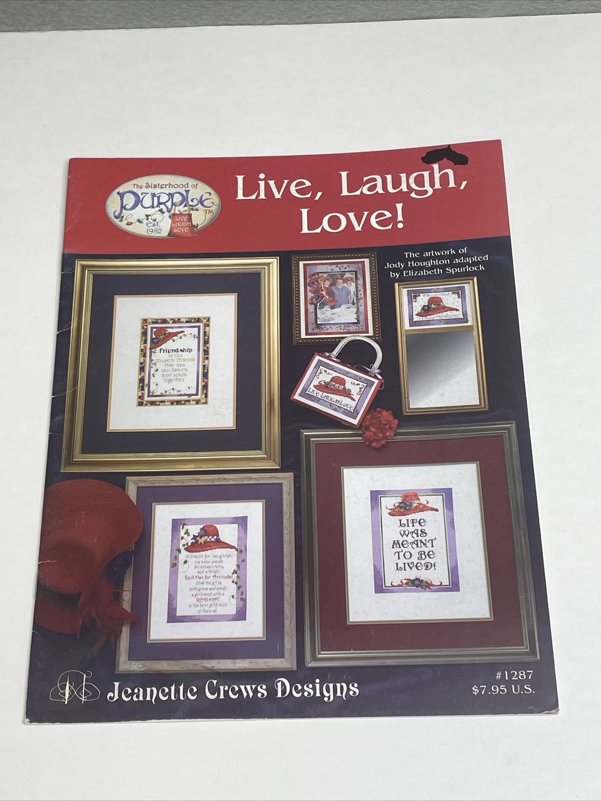 Jeanette Crews Live Laugh Love Cross Stitch Pattern