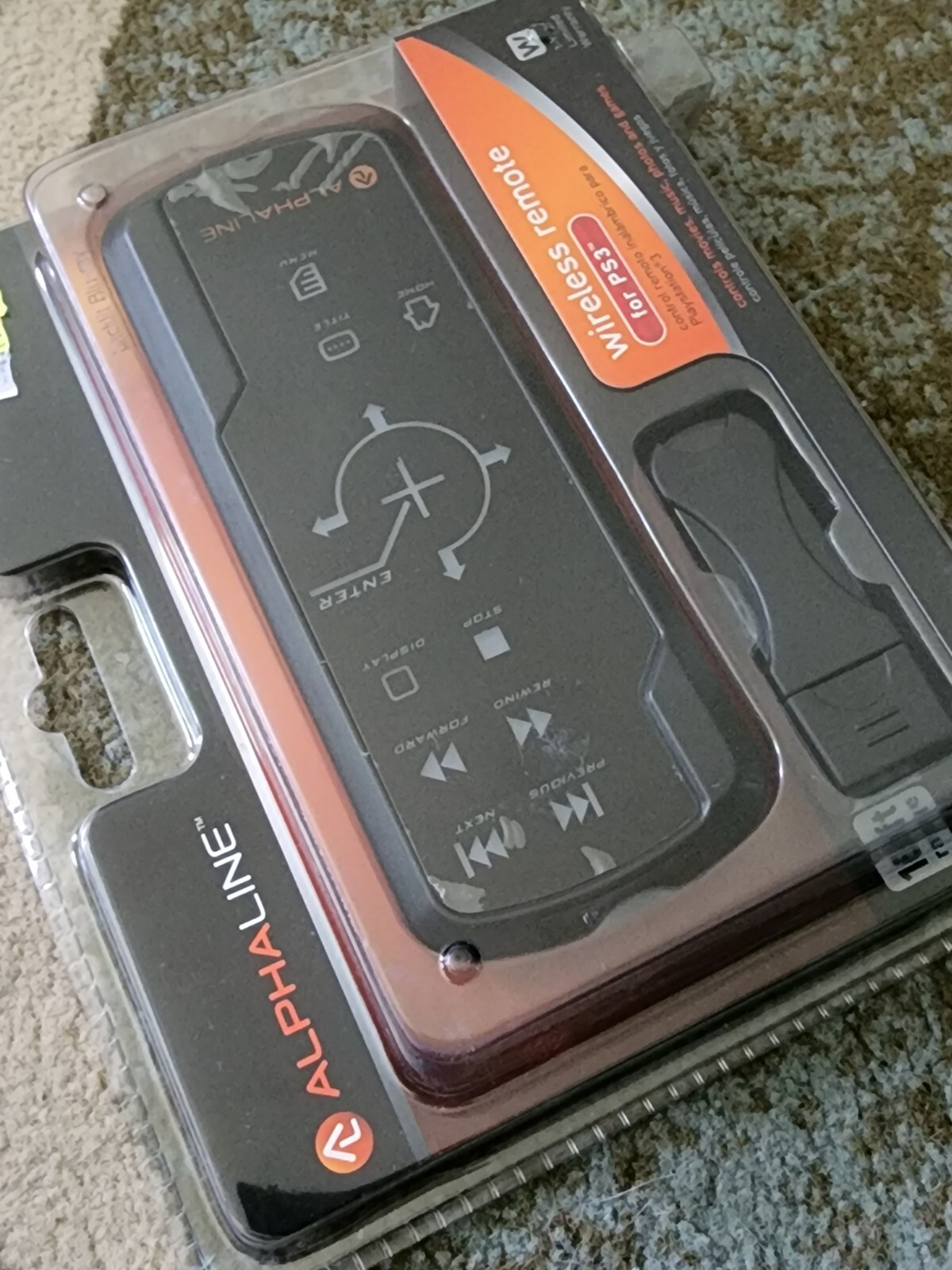 PS3 ALPHALINE WIRELESS REMOTE FOR PS3 42209 Playstation 3 New In Box!