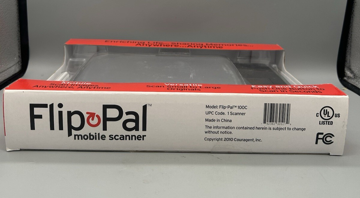 Flip Pal Mobile Scanner 100C Cordless Flatbed Scanner - Sealed