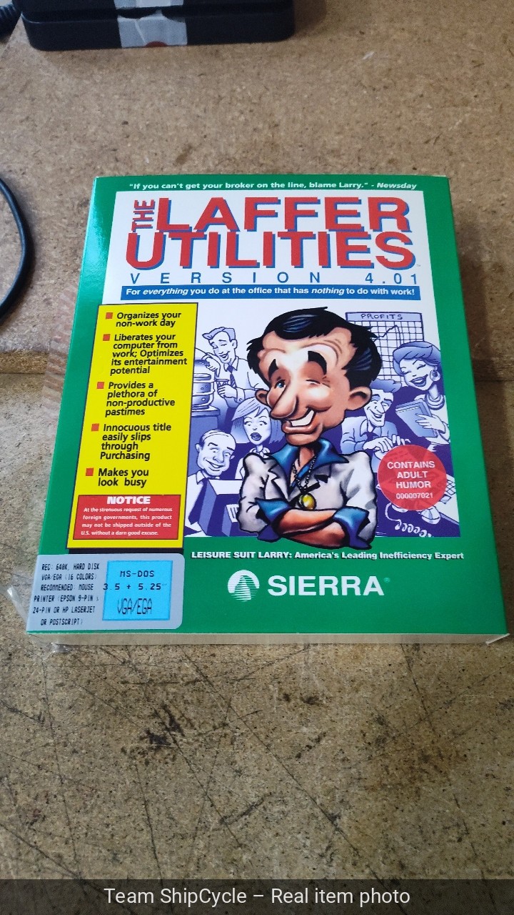 Sierra The Laffer Utilities version 401 G2U